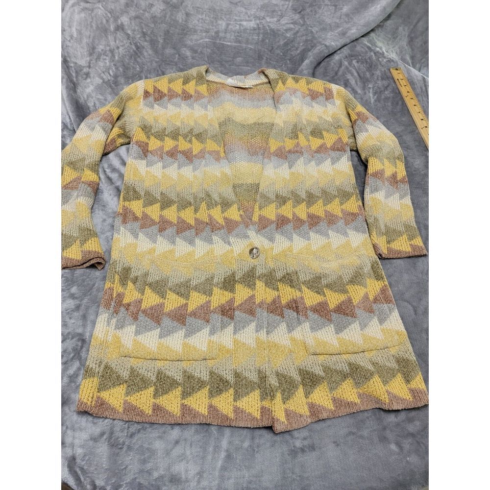 French Connection Women's Cardigan Size Small Heavy Geometric pattern‎